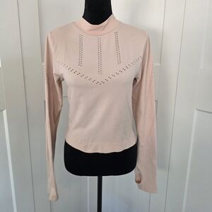Old Navy Women's Blush Long Sleeve Top